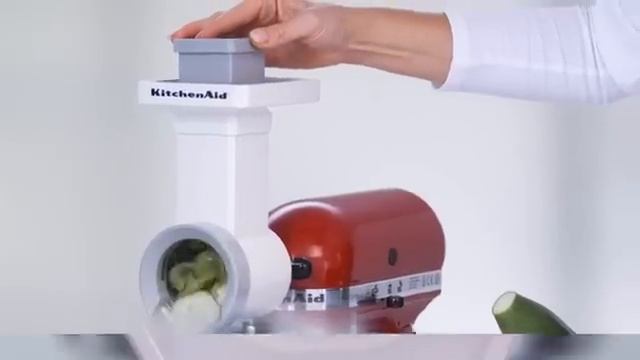 KITCHEN AID SLICER 5MVSA Accessoires keukenrobot / Accessoires robot de cuisine - Product video смотреть онлайн
