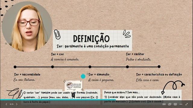 VERB "TO BE" IN PORTUGUESE - Verbos "SER" e "ESTAR"' em português смотреть онлайн