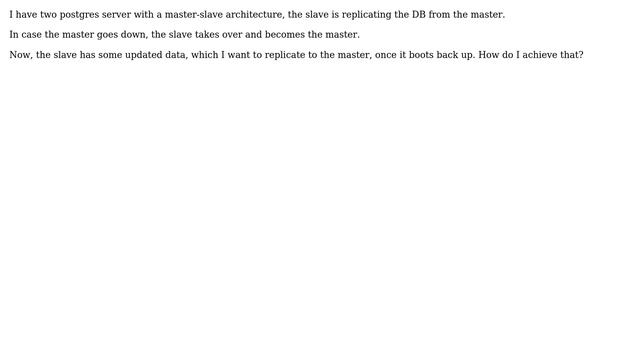 Databases: How to set-up failover in Postgres 9.6? смотреть онлайн