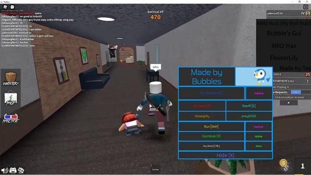 Murder Mystery 2 script roblox смотреть онлайн