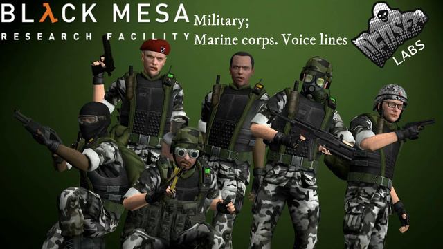 Black Mesa- All Marine, Military clear VoiceLines (Part 1) смотреть онлайн