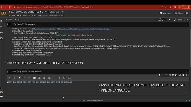 Human Language Detection Using Python. смотреть онлайн