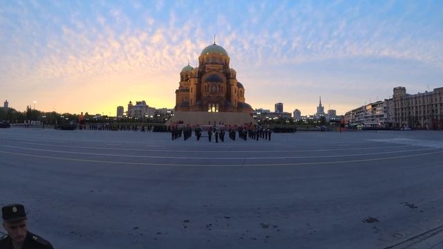 Репетиция парада посвященного 77-й годовщине Победы на Площади Павших Борцов Волгоград 2022 год, 16 смотреть онлайн