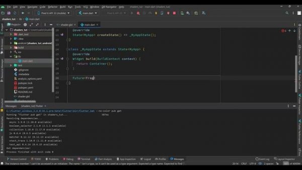 Учимся работать с шейдерами во Flutter.  Часть 1. Shaders of Flutter. Part 1.