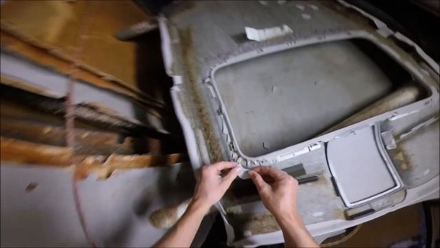Audi A4 Roof Headliner Repair (How To Fix a Sagging Ceiling in the Car) смотреть онлайн