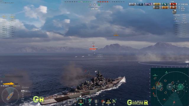 World of Warships Tirpitz Replay - 6 Kills 200.7K DMG(Patch 12.8.0) смотреть онлайн