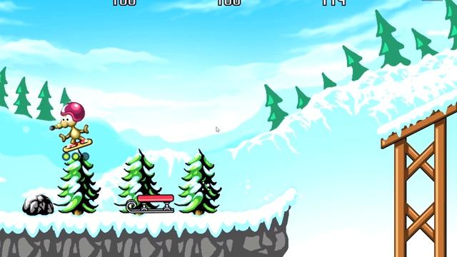 Rat on a Snowboard gameplay смотреть онлайн