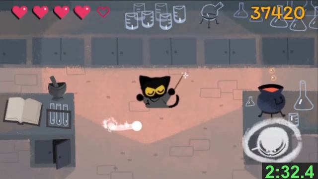 Google Doodle Halloween 2016 5:00.0 speedrun (WR) смотреть онлайн