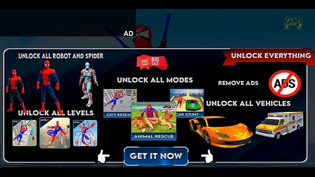 Spider rope hero vice city: SUPERHERO RESCUE MISSION GAME - Android GamePlay смотреть онлайн