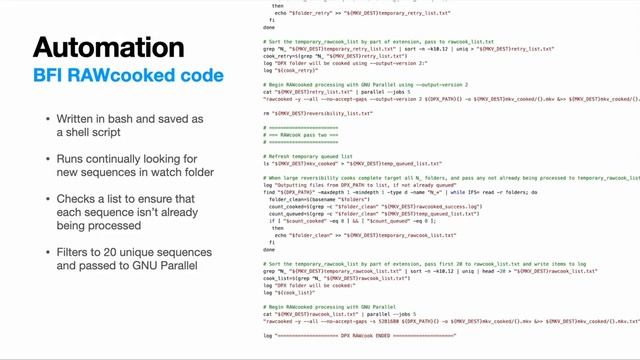 Using RAWcooked for DPX encoding смотреть онлайн