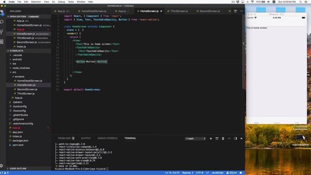 Start ReactNative Part 3 - StackNavigator смотреть онлайн