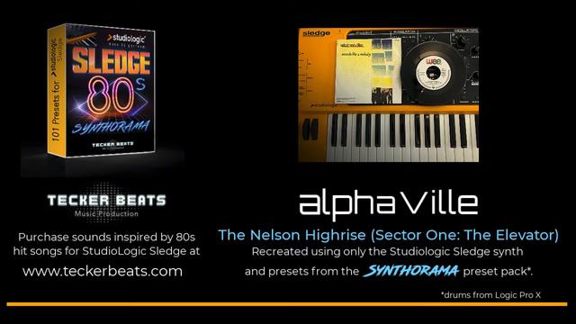 AlphaVille - The Nelson Highrise (Sector One - The Elevator), recreated using Studiologic Sledge смотреть онлайн