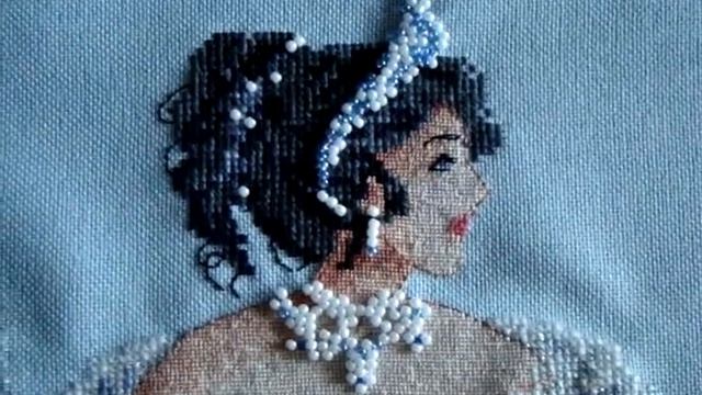 СП "Женский образ или красота спасет мир". Готовая работа Winter Beauty Princess / Passione Ricamo смотреть онлайн