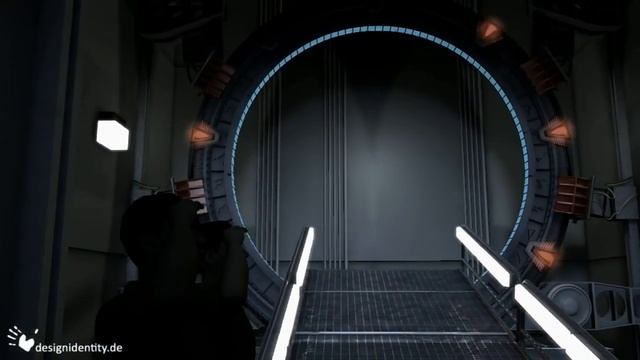 3D Animation Stargate Center Gate activation - designidentity смотреть онлайн
