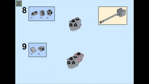 Мини ПТ-САУ Grille 15 из Лего