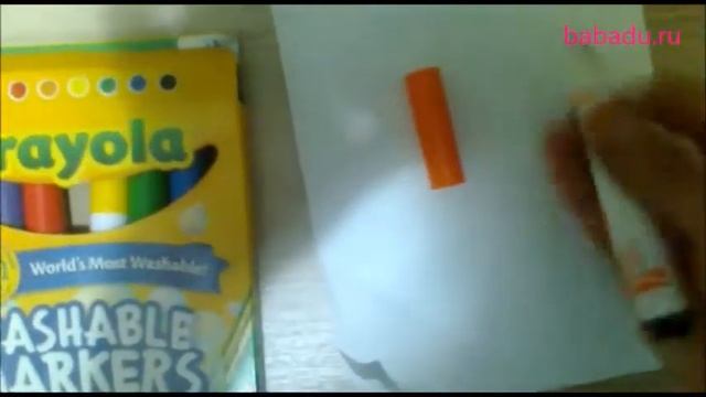 8 смываемых фломастеров Crayola (Крайола) смотреть онлайн