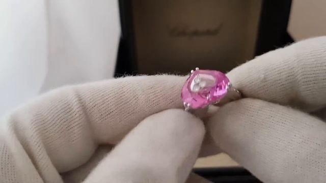 Кольцо Chopard So Happy Diamonds Rose Crystal обзор оригинального ювелирного украшения! смотреть онлайн