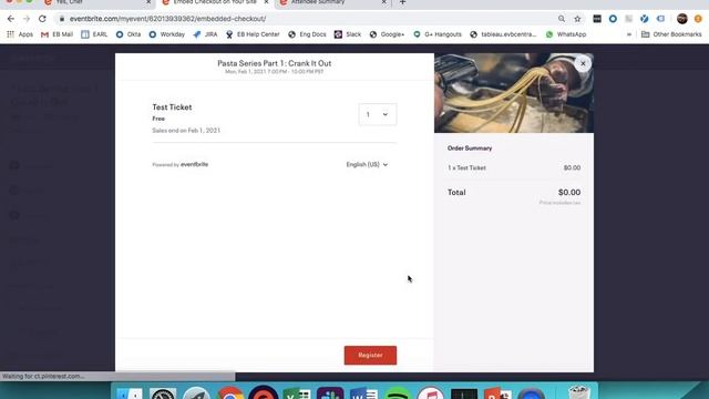 Add Eventbrite's Embedded Checkout to Your Website смотреть онлайн