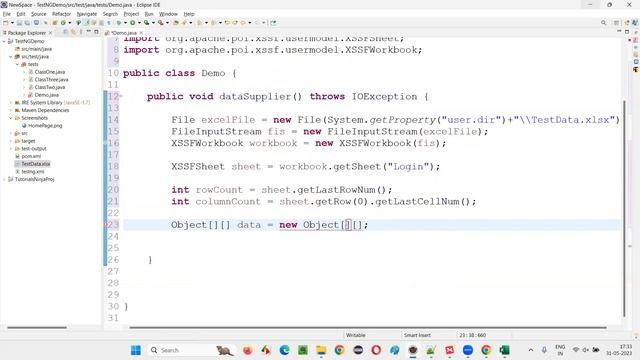 Write the code for reading data from Excel files (Selenium Interview Question #212) смотреть онлайн