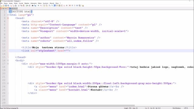 Kurs HTML #7 - zewnętrzne style CSS w pliku смотреть онлайн