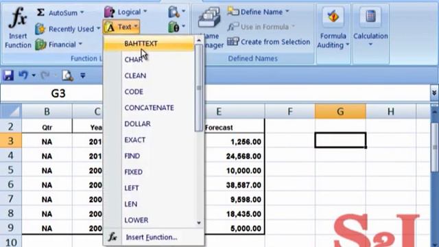 Excel Formula Menu смотреть онлайн