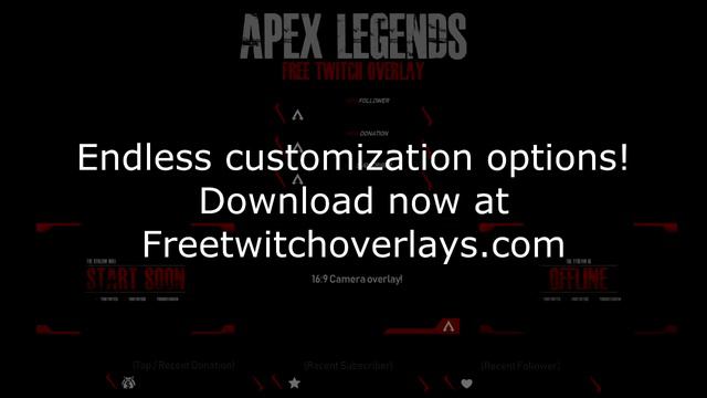 Apex Legends Twitch Overlay - Full Streaming Package 2019 смотреть онлайн