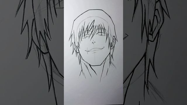 How to draw Toji | Jujutsu Kaisen with pencil смотреть онлайн