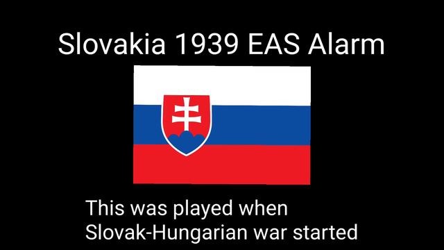 Yemen 2069 And Slovak 1939 EAS Alarms