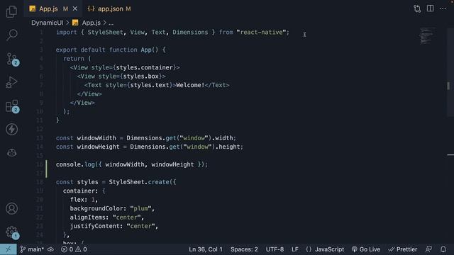React Native Tutorial - 41 - Dimensions API Drawback смотреть онлайн