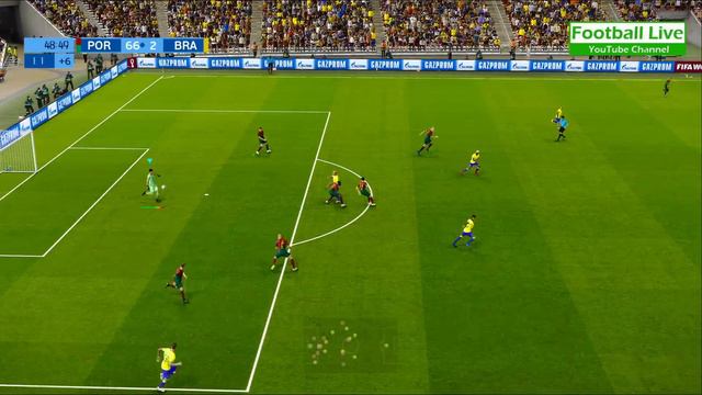 Portugal 130-2 Brazil | Ronaldo, Messi, Haaland, Mbappe, Neymar, Salah, Al Stars Played For POR |PE