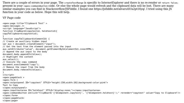 Salesforce: Copy to Clipboard in Visualforce (3 Solutions!!) смотреть онлайн