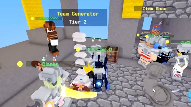 You can ONLY buy BROWN items in the SHOP.. (Roblox Bedwars) смотреть онлайн