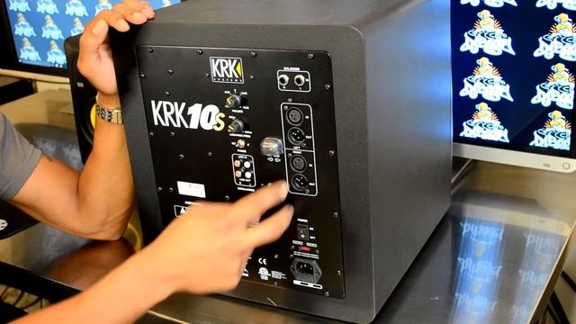 KRK Rokit 5 Monitor & 10S Subwoofer Review Video смотреть онлайн