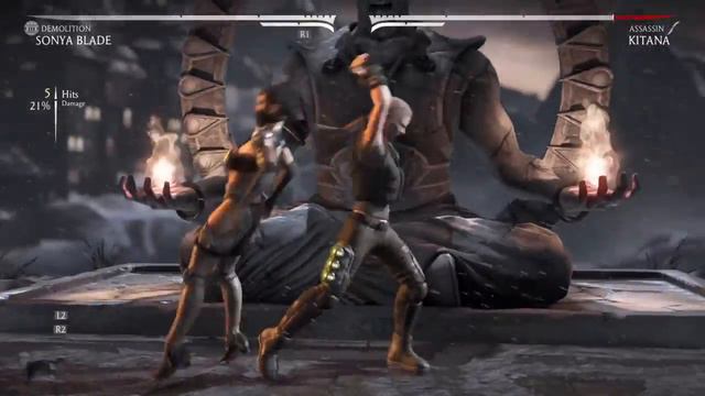 Mortal Kombat XL|Sonya Blade|X-Ray 52% Damage 14 Hit Combo смотреть онлайн