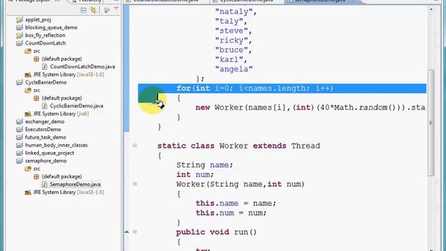The Semaphore Java Class смотреть онлайн