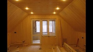 Устройство второго этажа с отделкой деревом поэтапно.