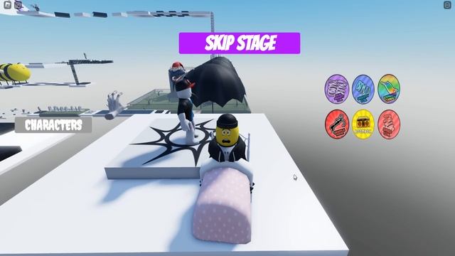 ТЕЛЕЖКА УЭНСДЕЙ СЕМЕЙКИ АДДАМС И ПАРКУР В ROBLOX! смотреть онлайн
