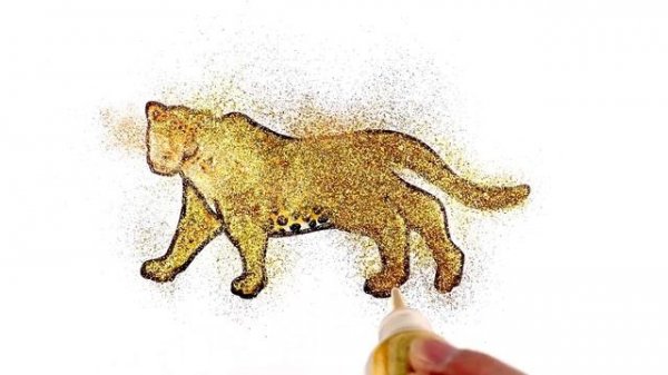 Let's Draw Rainforest Animals Together! | Drawing and Coloring with Glitter & Googly Eyes