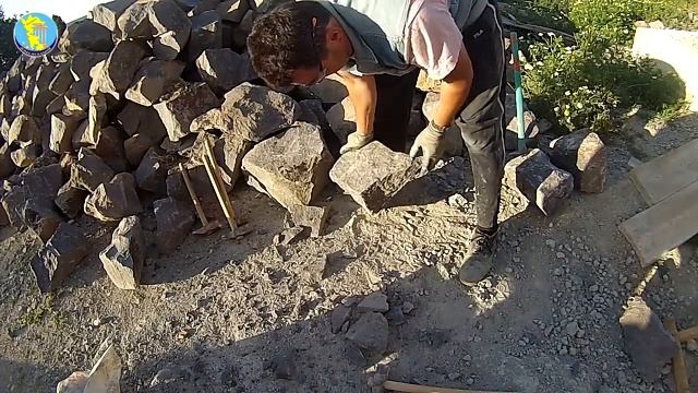 Обработка камня для дома. Камень жесткий.