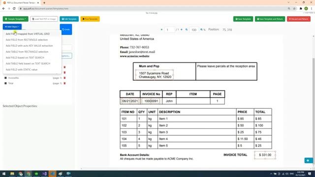 Parse a Tax Invoice with Line Items using PDF.co Document Parser смотреть онлайн