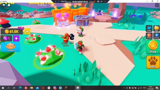 роблокс пет симулятор (роблокс Pet Swarm Simulator!!) смотреть онлайн