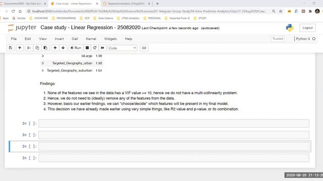 Class 77 - Learning Data Science - Statistics & Probability - 25-08-2020 смотреть онлайн