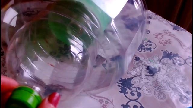 Весёлый червячок из пластиковой бутылки. Поделки для сада смотреть онлайн