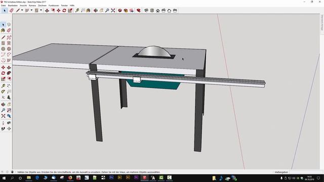 Schiebeschlitten Metabo Kreissäge - Teil 1 - Planung