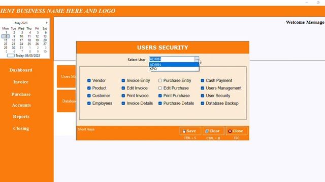 User Permission Management System in C# Window Form смотреть онлайн