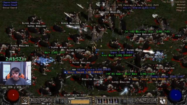 10x Cow Density 100x Unique drop rate Randomizer (Diablo 2) смотреть онлайн