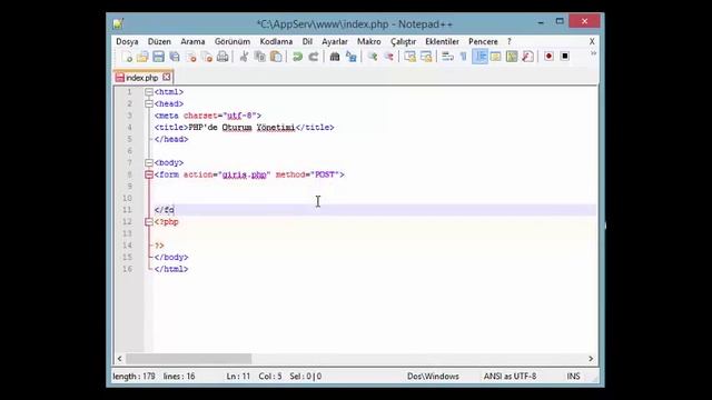27 Php’ de Session oturum Kullanımı смотреть онлайн