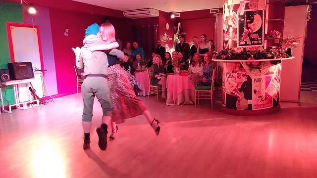 Танго (Милонга). Алиса Попова, Роман Гладков. Safary dance party смотреть онлайн