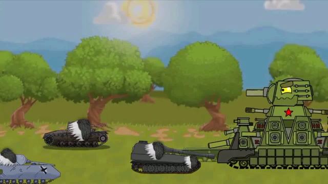 Проверка силы Кв-44-мультики про танки