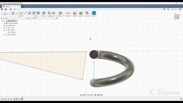 Fusion 360 - Toroidal Spring смотреть онлайн